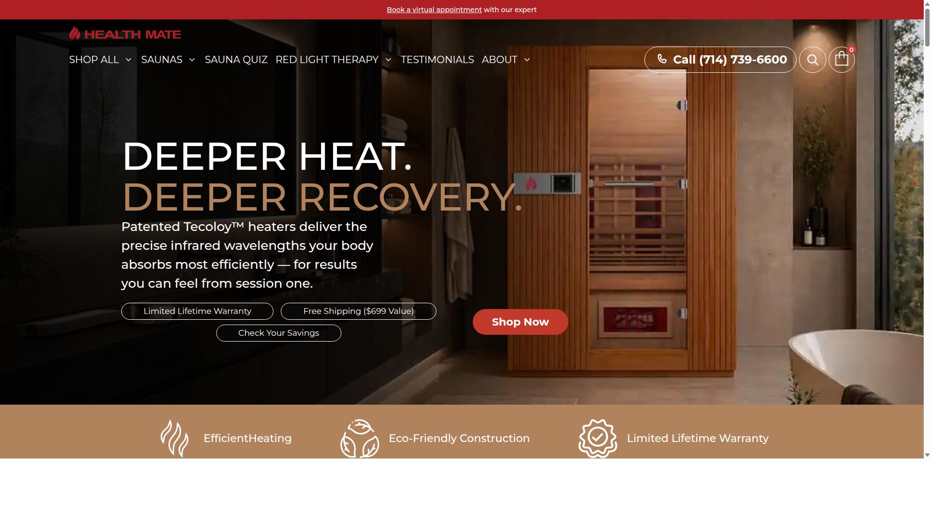 Health Mate website